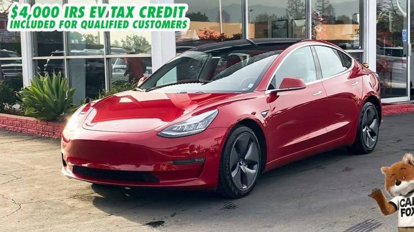 TESLA MODEL 3 2018 5YJ3E1EA1JF053301 image